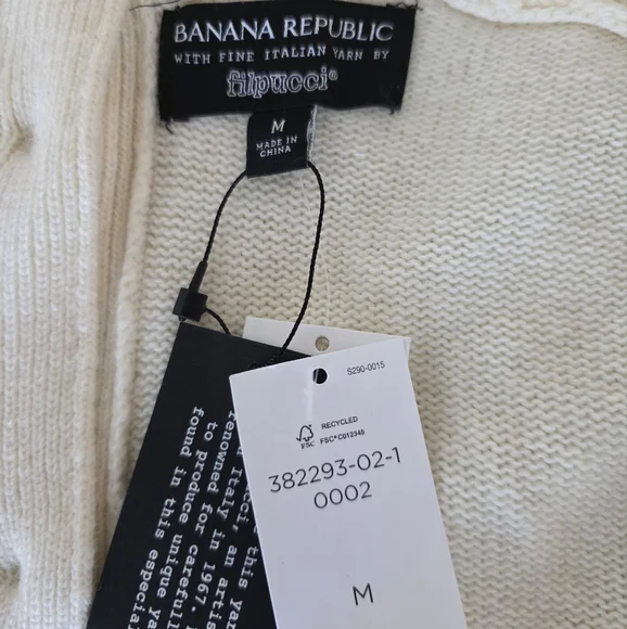 NWT Banana Republic Filpucci Italian yarn cardigan - Picture 4 of 4